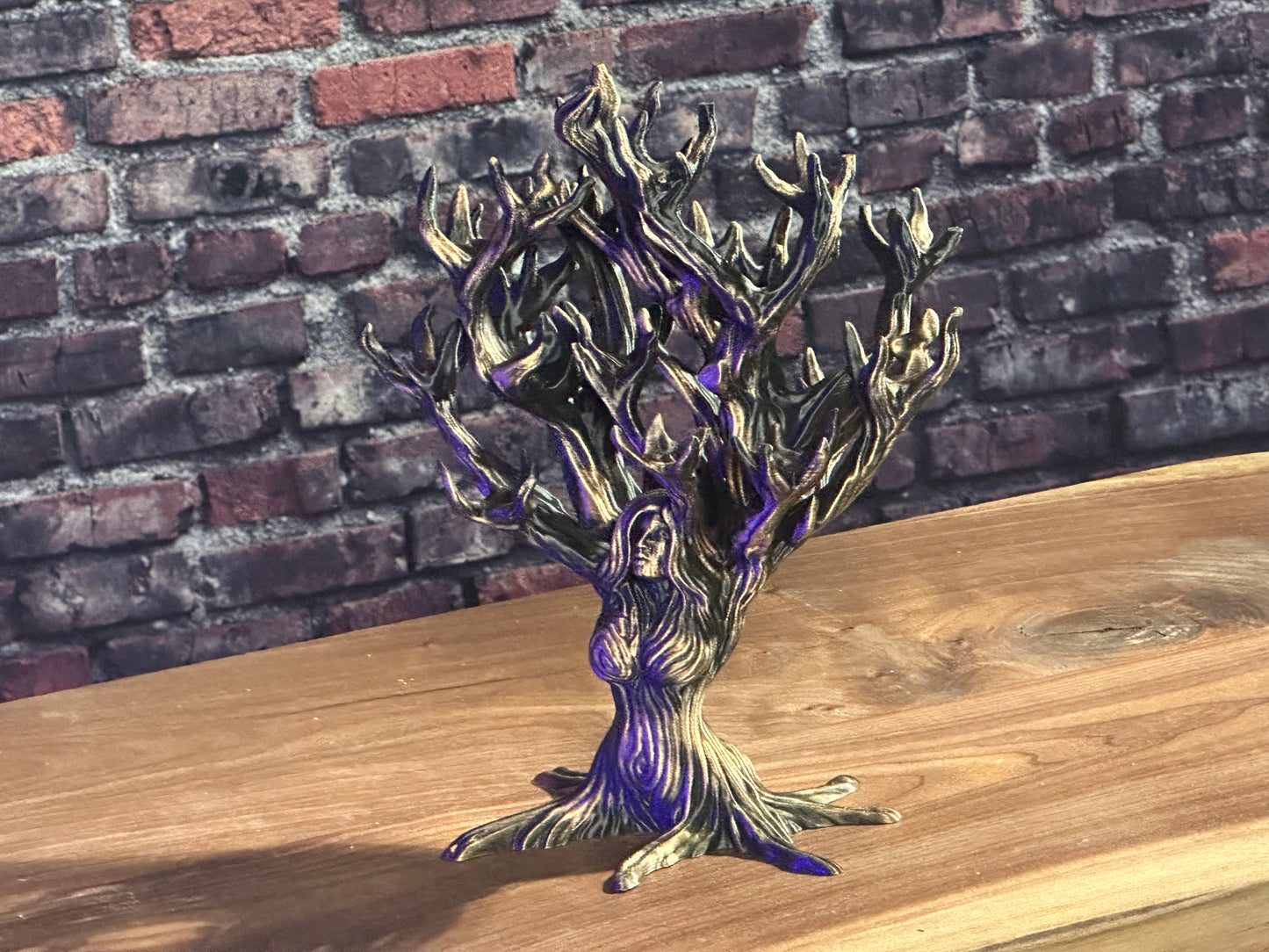 Goddess Tree Jewelry or Dice Holder Mythical Fantasy Decor for Fans