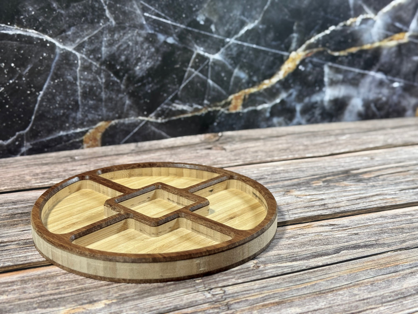 Carved Wooden Accessory Tray with Flocked Liner – Small, Medium & Large Sizes