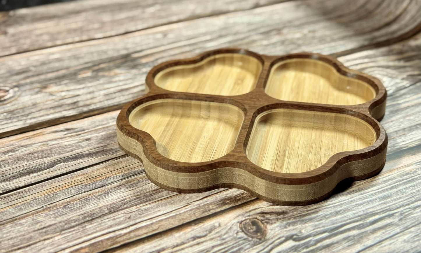 Round Bottom Carved Accessory Tray