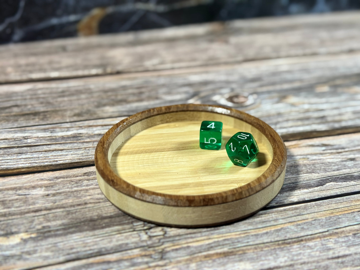 Dice Tray for DnD, RPG & Tabletop Games – Flocked or Leatherette Finish in Multiple Sizes