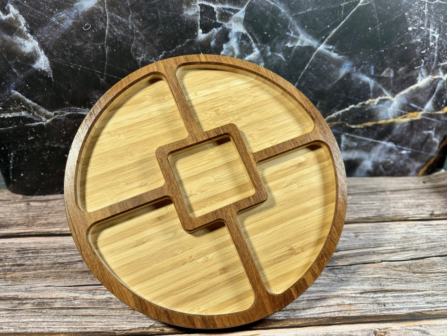 Carved Wooden Accessory Tray with Flocked Liner – Small, Medium & Large Sizes