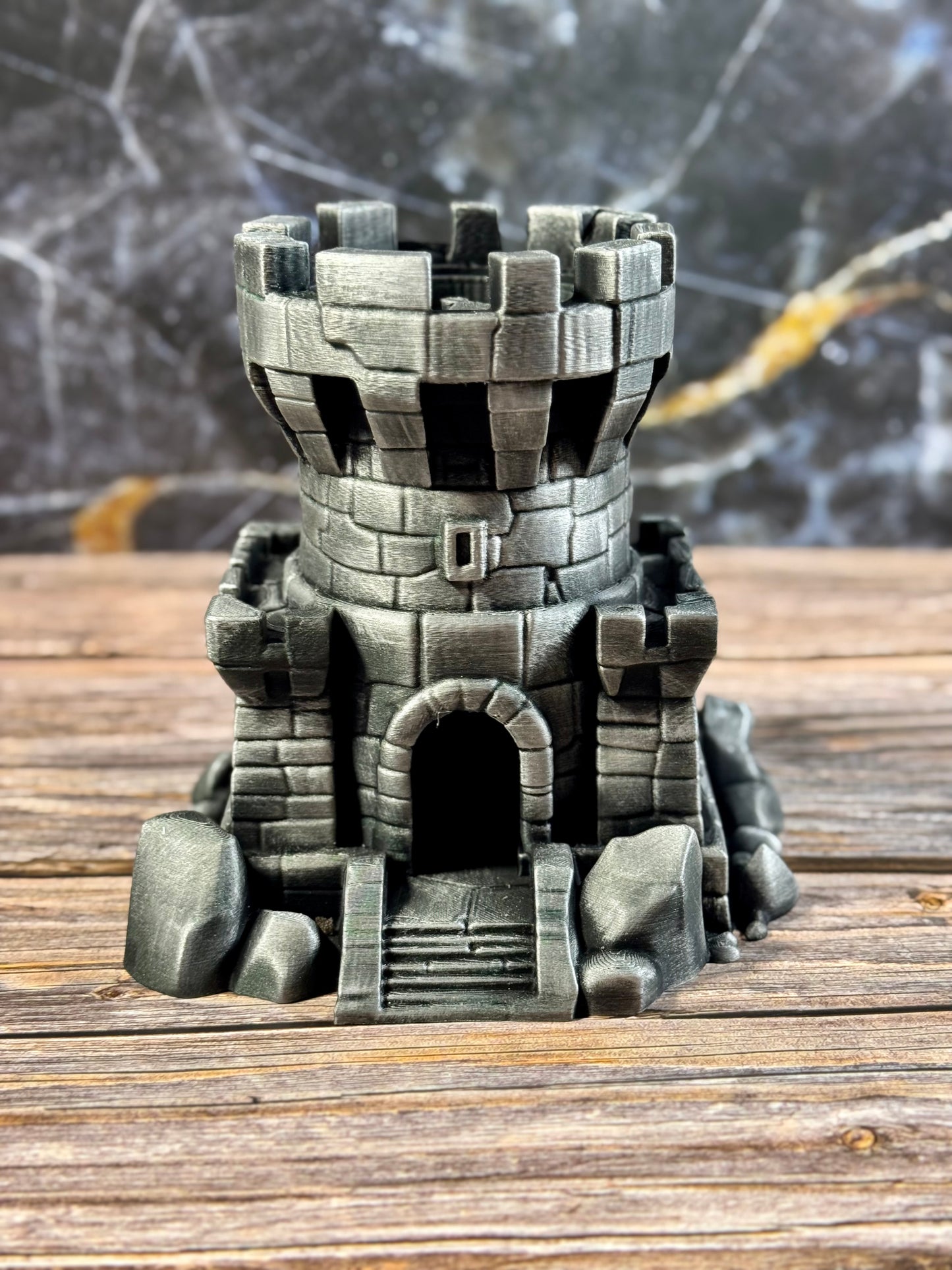 Castle Dice Tower Fantasy Gaming Accessory for DnD and RPG