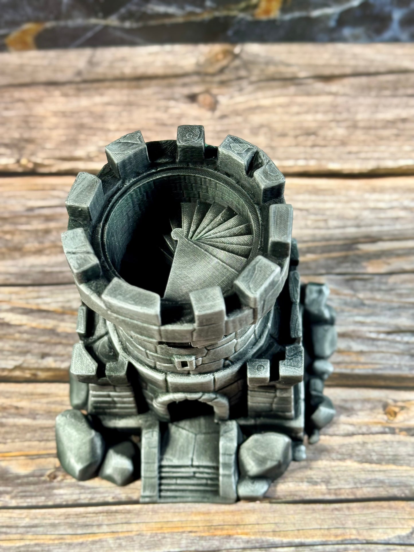 Castle Dice Tower Fantasy Gaming Accessory for DnD and RPG