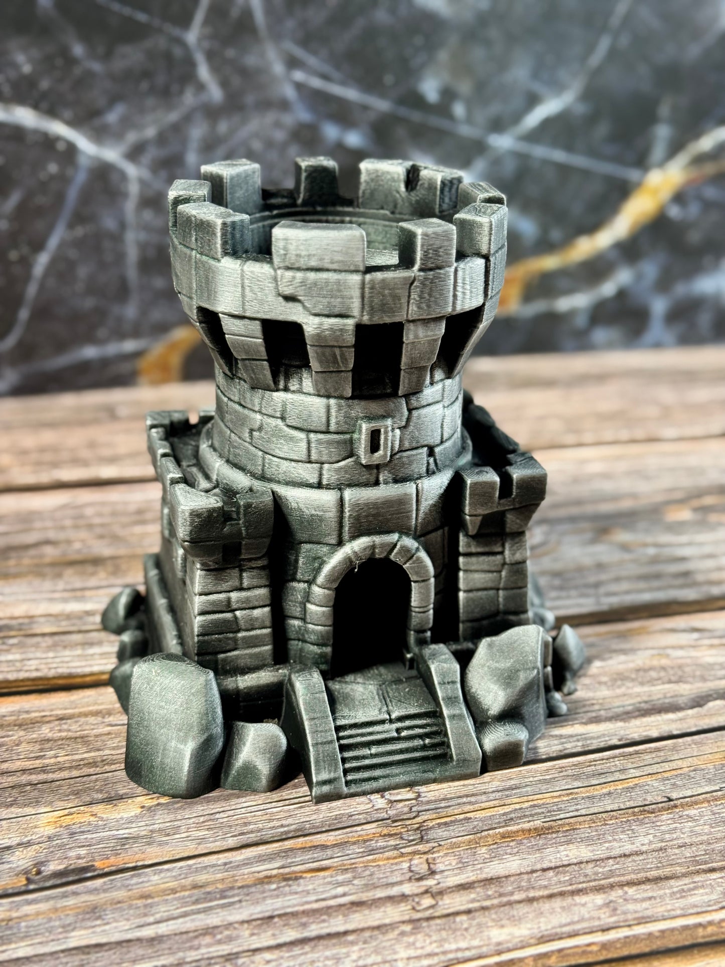 Castle Dice Tower Fantasy Gaming Accessory for DnD and RPG
