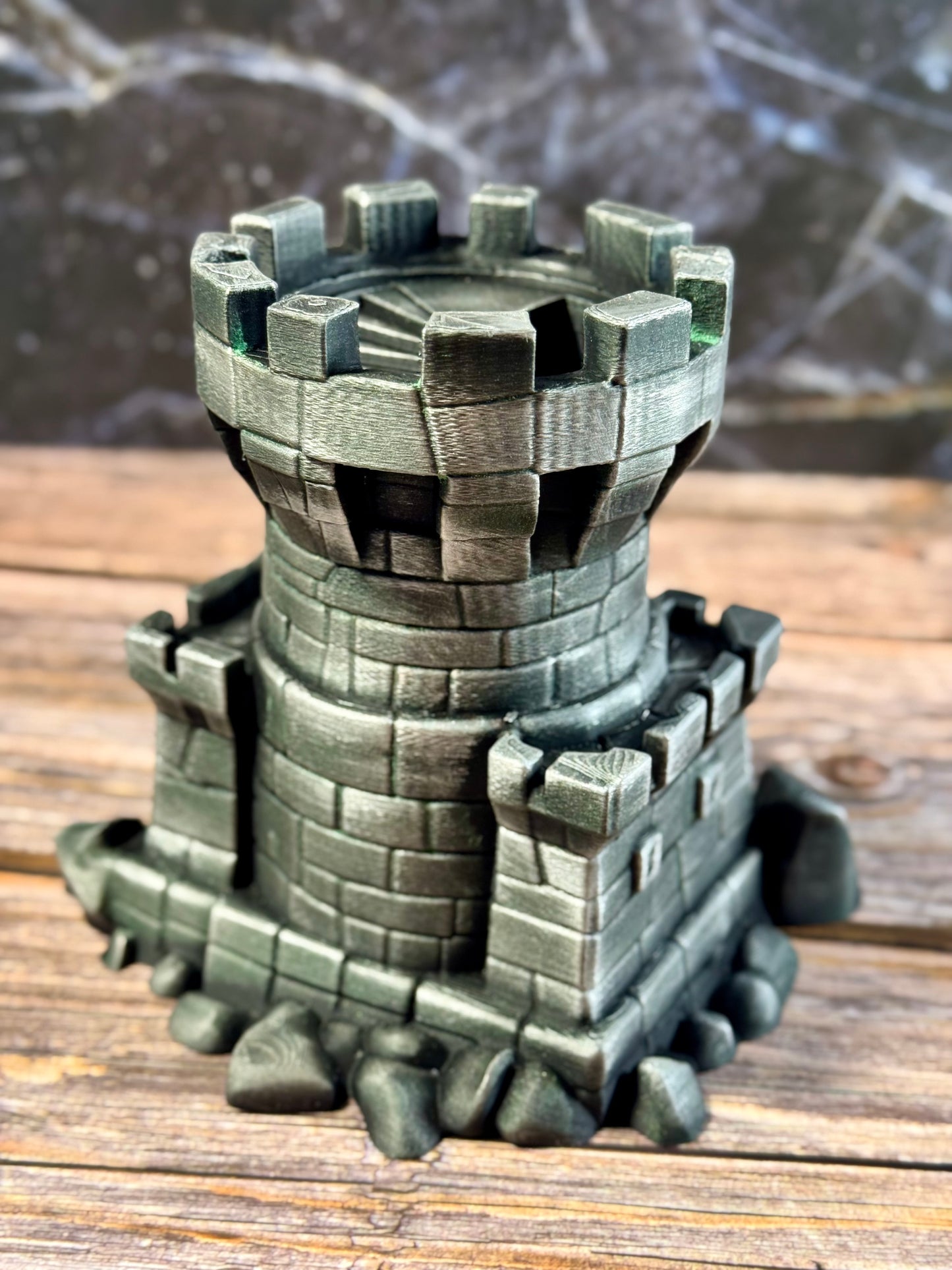 Castle Dice Tower Fantasy Gaming Accessory for DnD and RPG