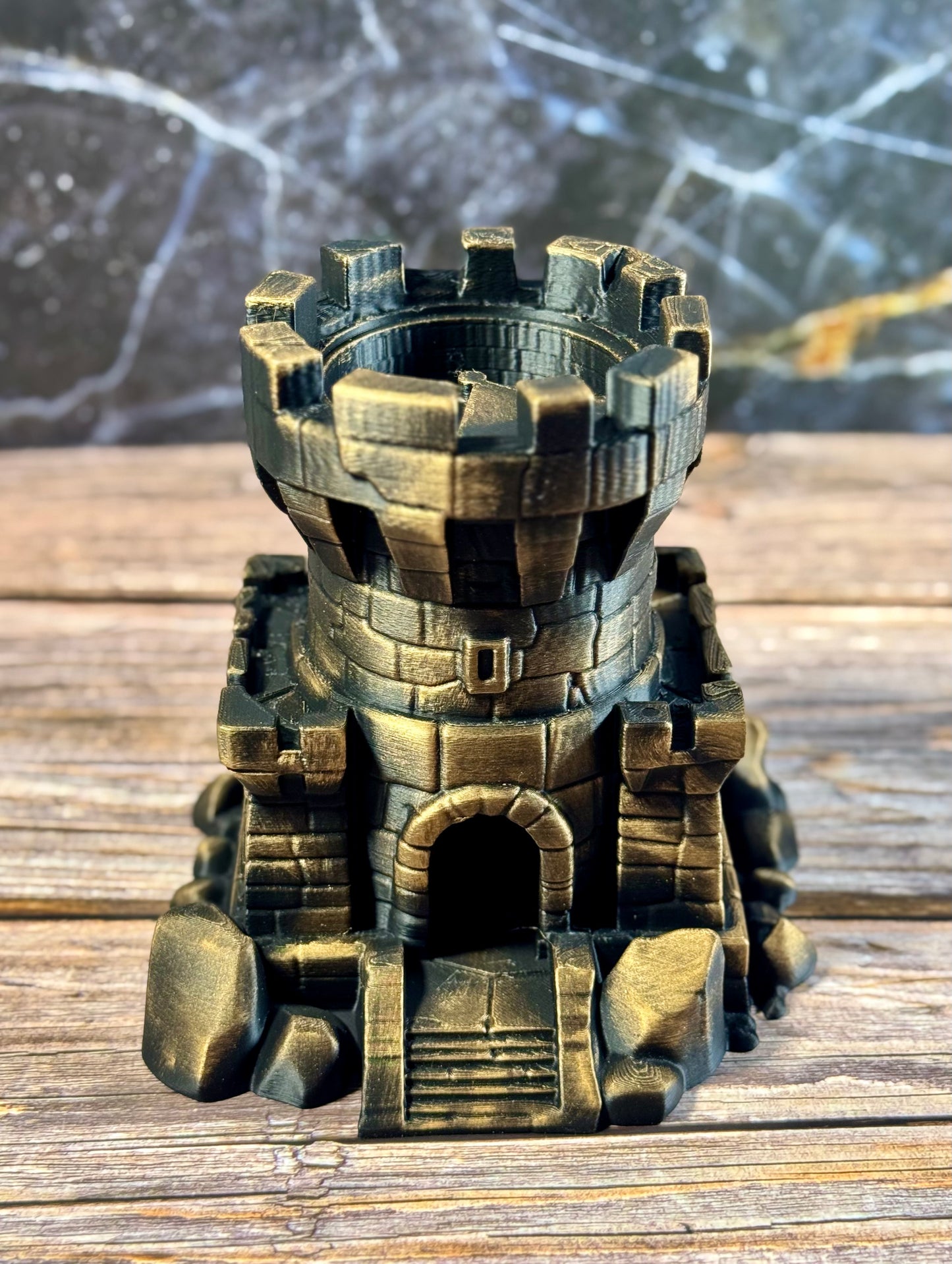 Castle Dice Tower Fantasy Gaming Accessory for DnD and RPG