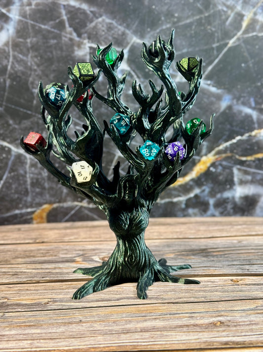 Goddess Tree Jewelry or Dice Holder Mythical Fantasy Decor for Fans