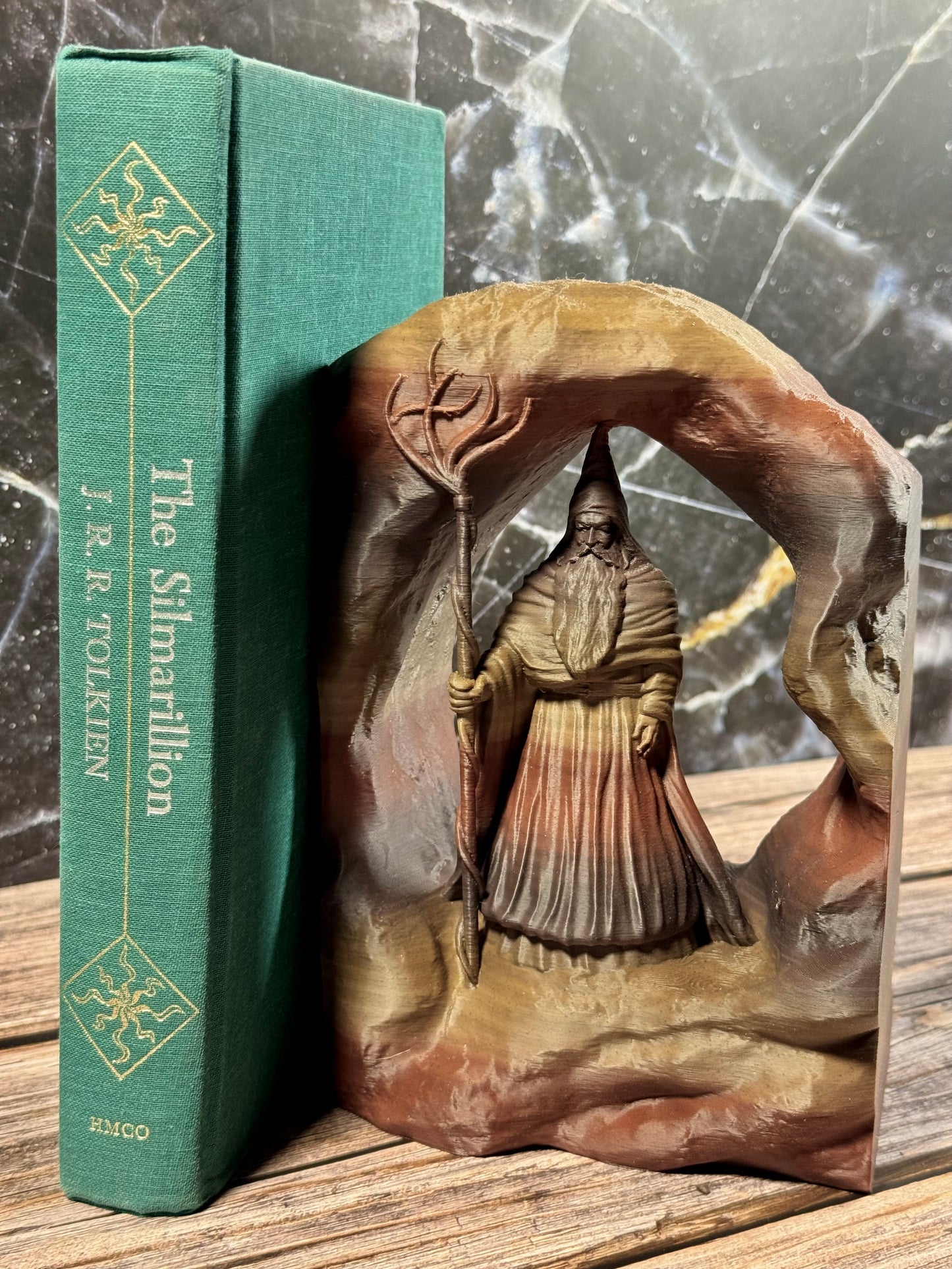 Wizard’s Lair Bookend Mystical Book Holder for Fantasy Lovers