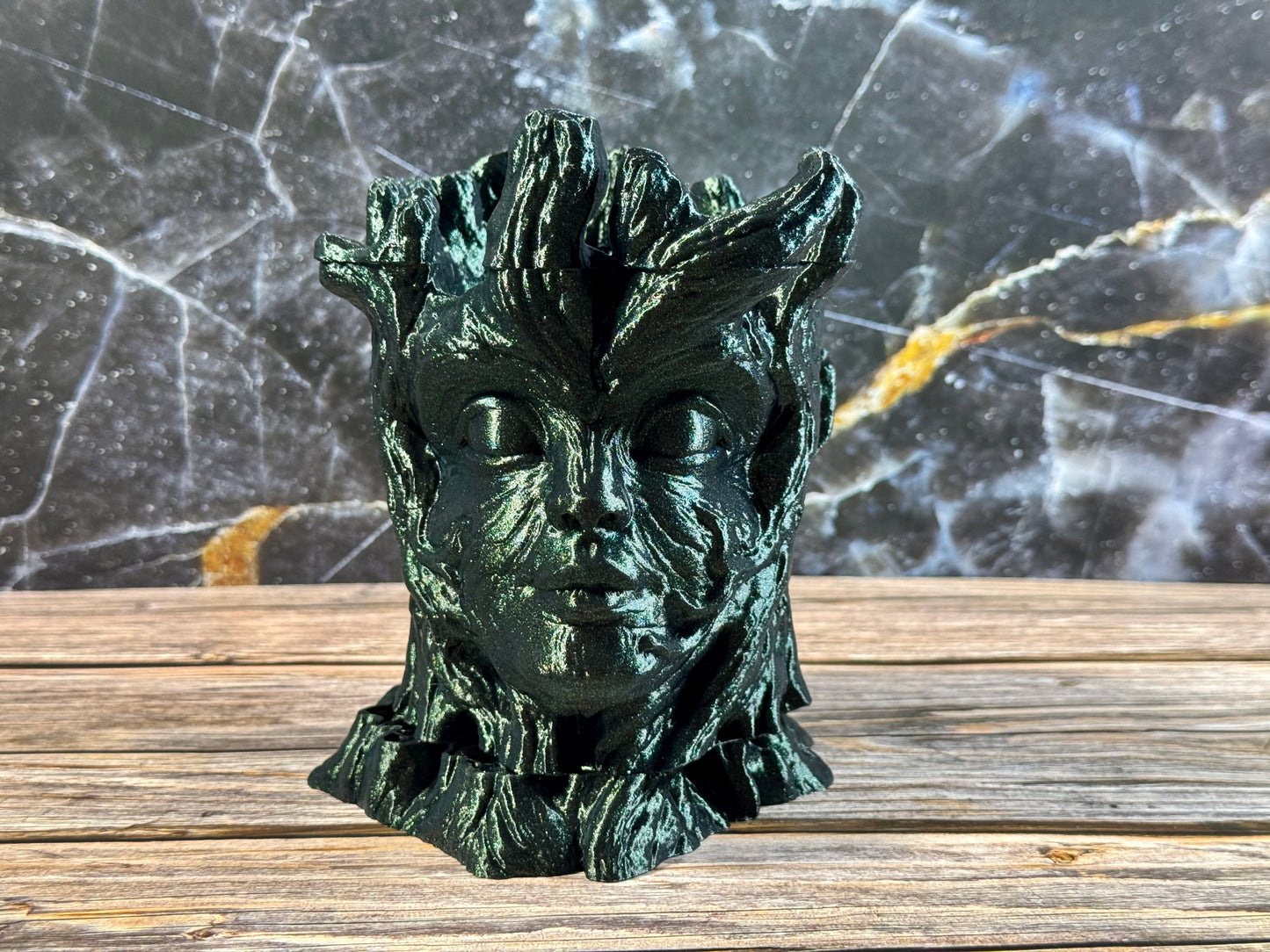 Child of the Forest Handcrafted Planter with Drainage for Indoor Plants