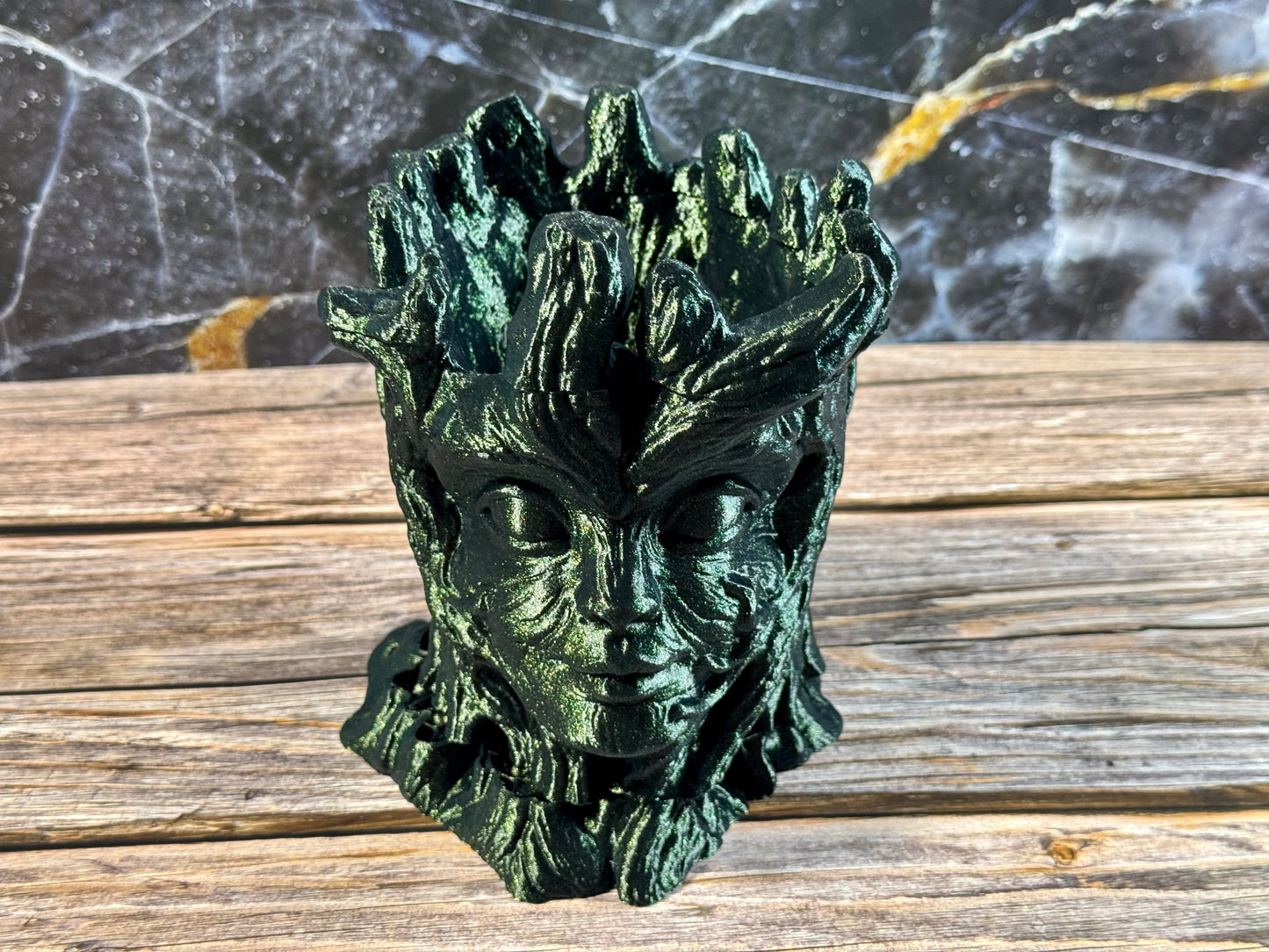 Child of the Forest Handcrafted Planter with Drainage for Indoor Plants