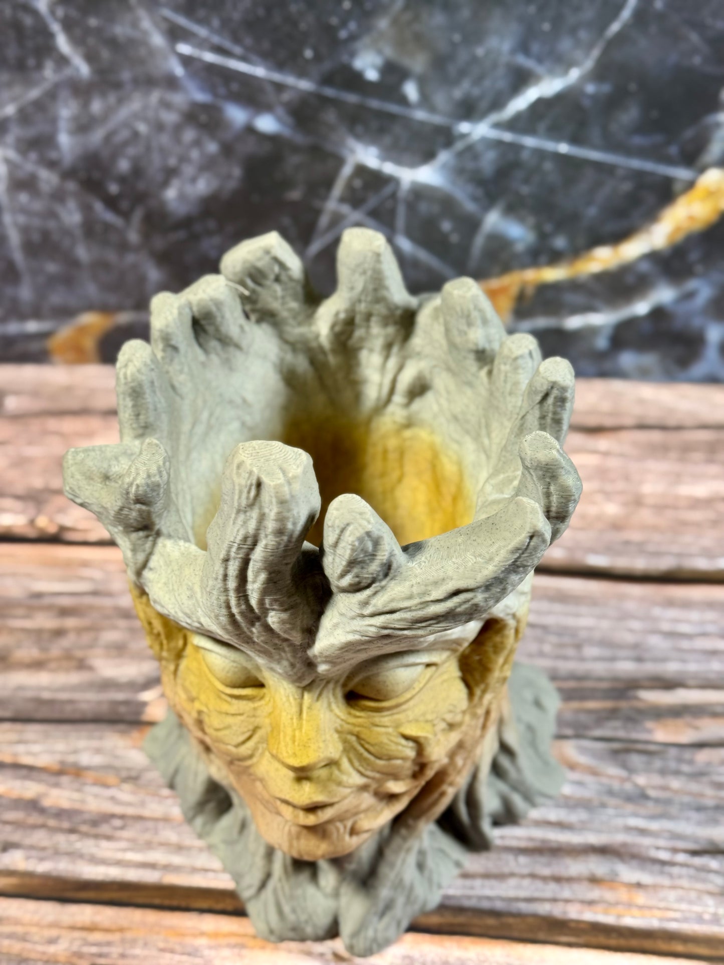 Child of the Forest Handcrafted Planter with Drainage for Indoor Plants