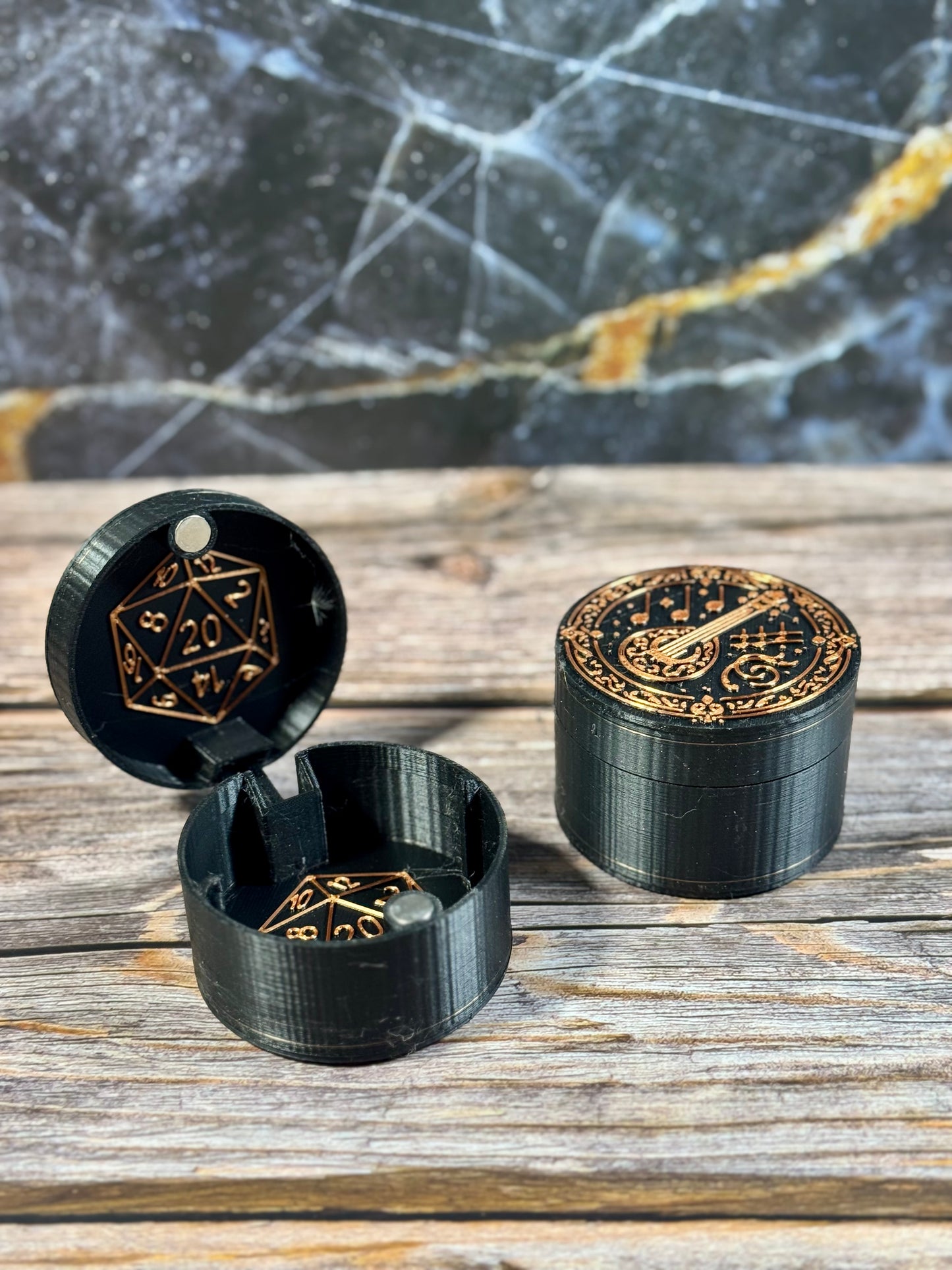 Dragon Dice Box with Magnetic Closure for D&D and Tabletop Gamers