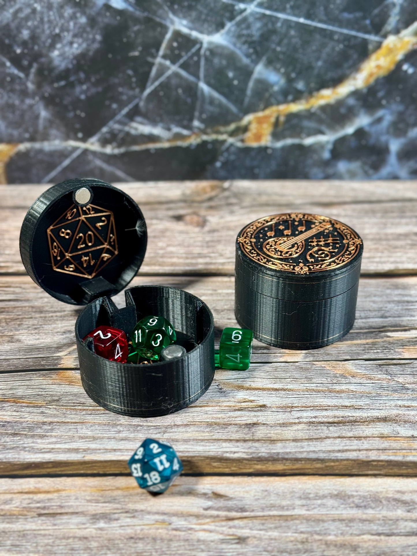 Dragon Dice Box with Magnetic Closure for D&D and Tabletop Gamers