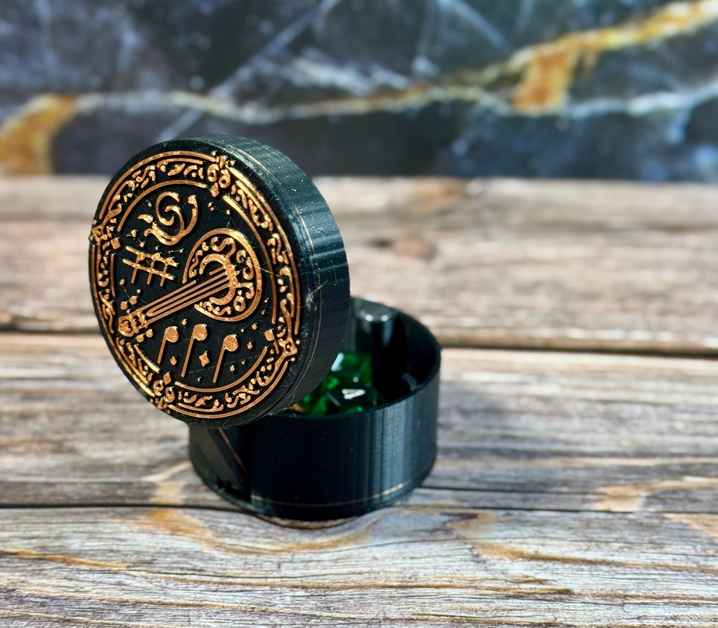 Dragon Dice Box with Magnetic Closure for D&D and Tabletop Gamers