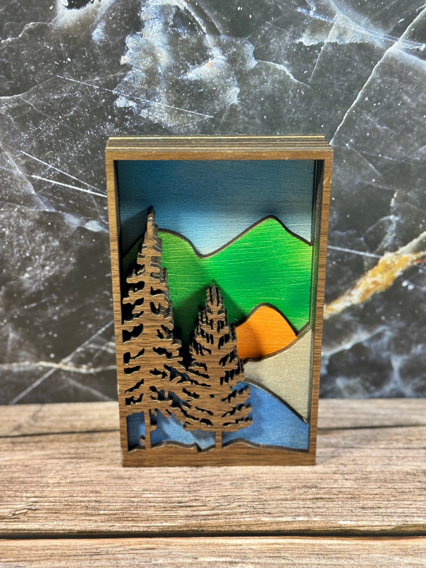Laser Layered Art Piece
