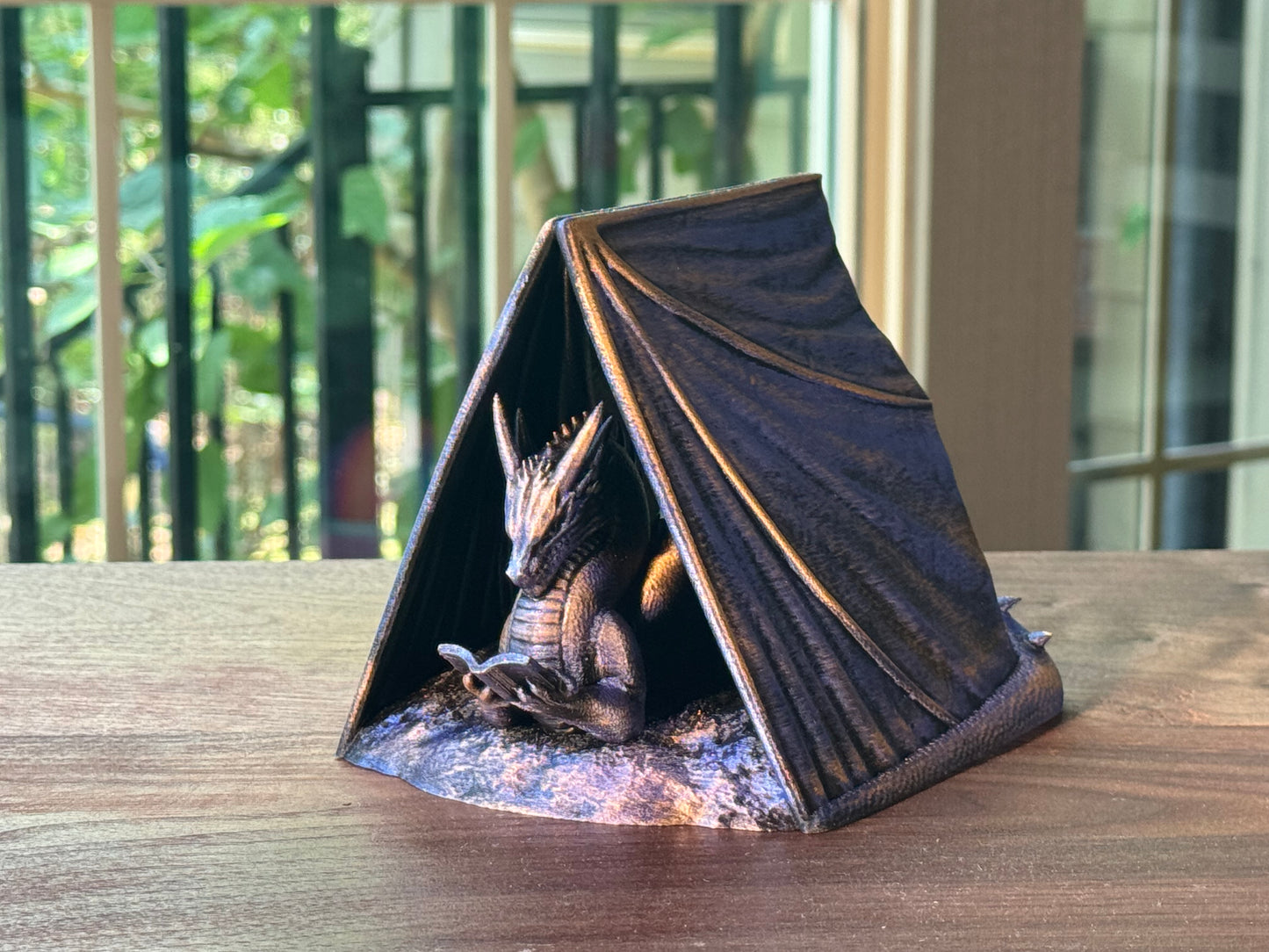 Book Wyrm Hand Finished Dragon Page Holder and Display Stand
