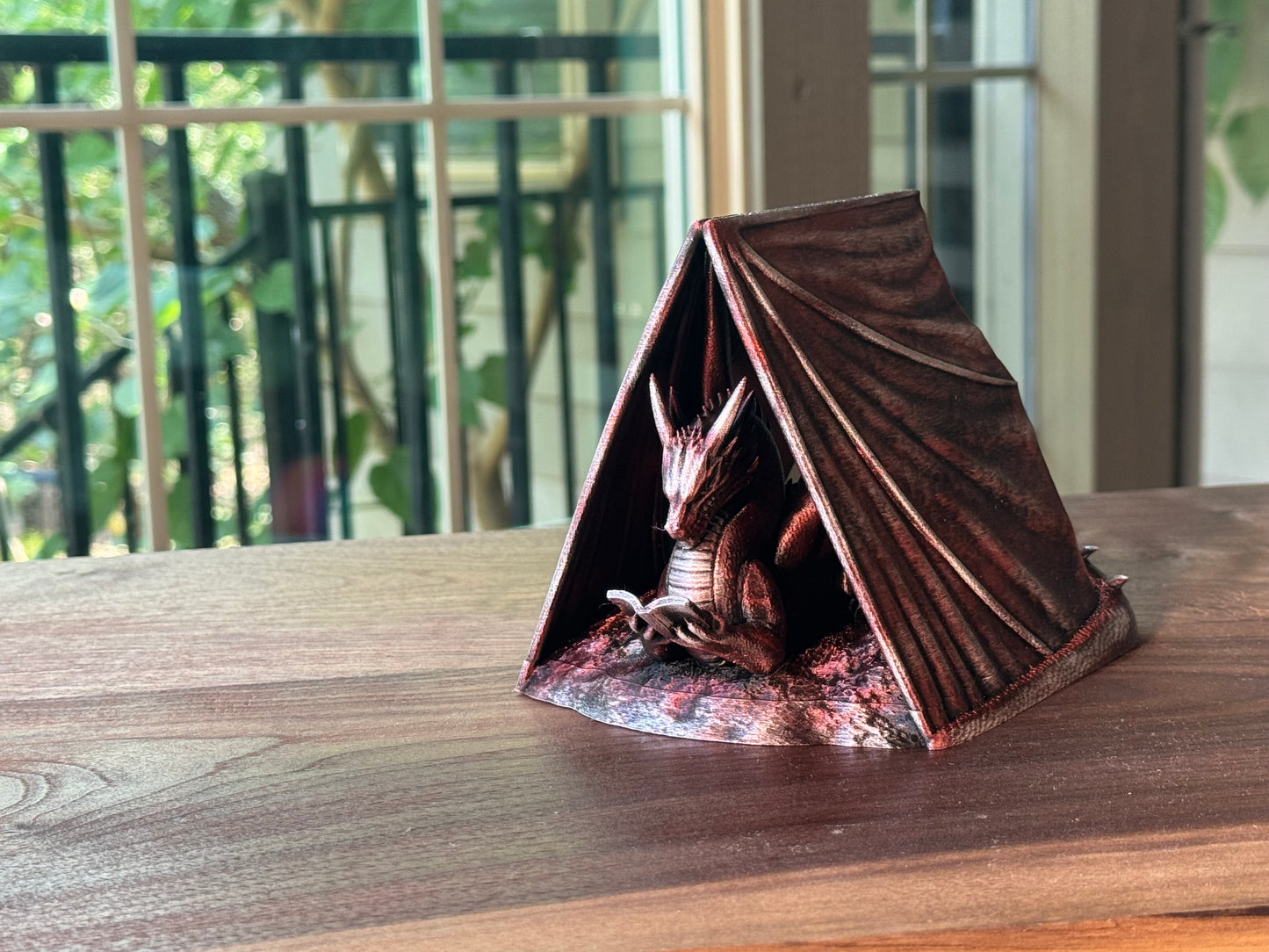 Book Wyrm Hand Finished Dragon Page Holder and Display Stand