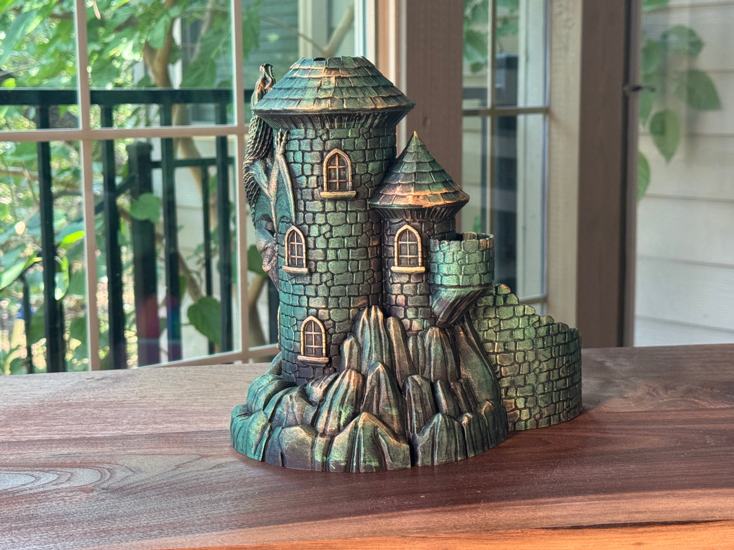 Castle Dice Tower Fantasy Gaming Accessory for DnD and RPG