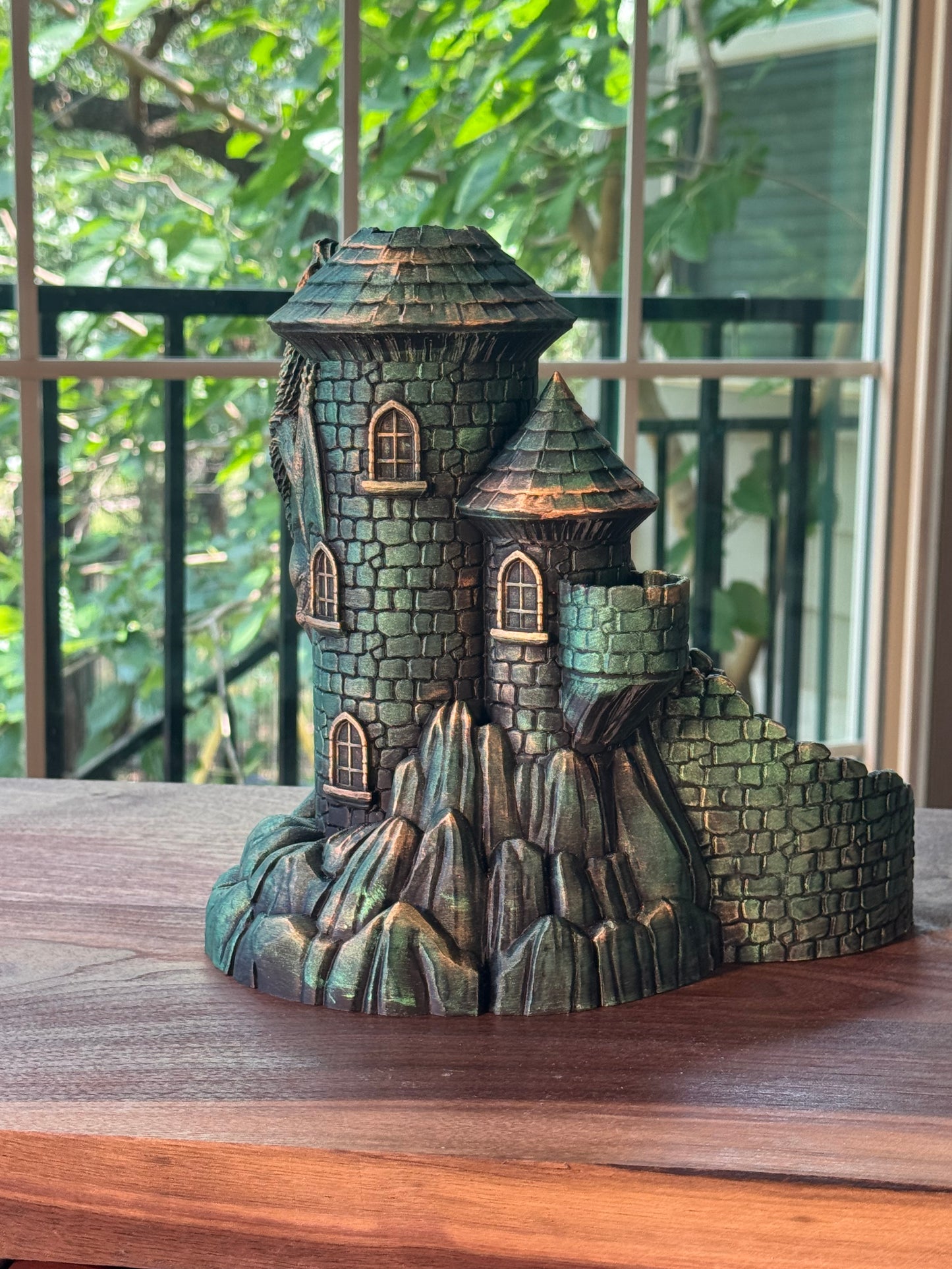Castle Dice Tower Fantasy Gaming Accessory for DnD and RPG