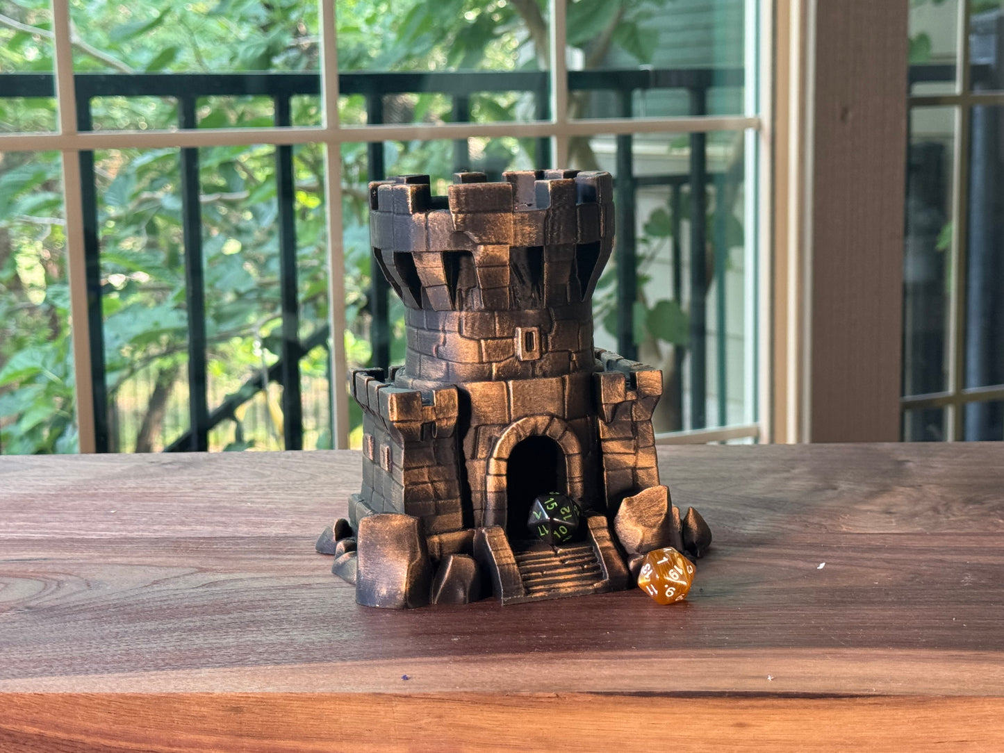Castle Dice Tower Fantasy Gaming Accessory for DnD and RPG
