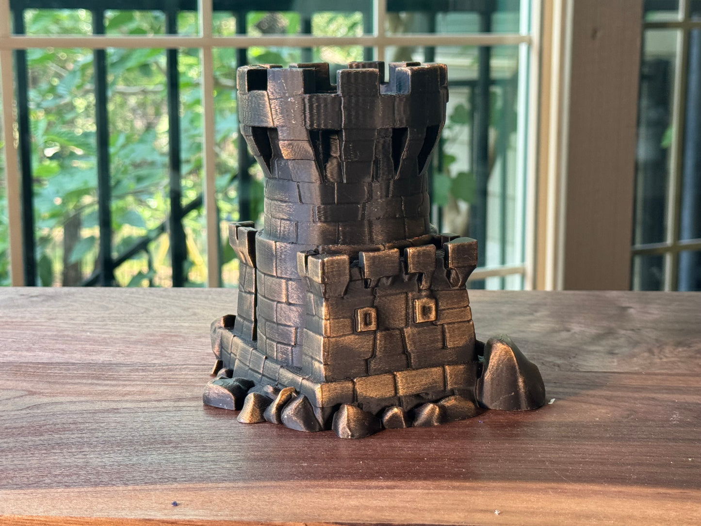 Castle Dice Tower Fantasy Gaming Accessory for DnD and RPG