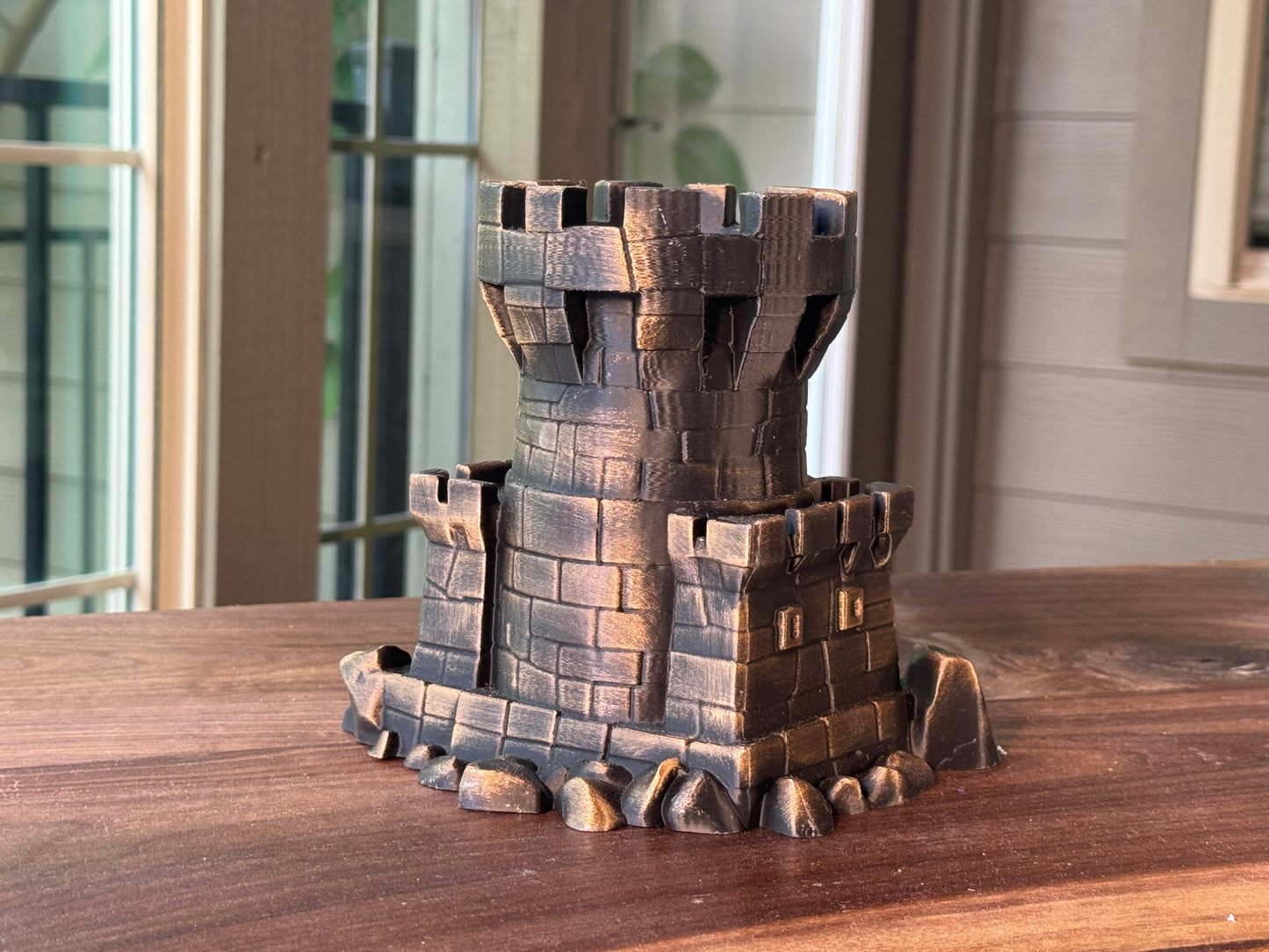 Castle Dice Tower Fantasy Gaming Accessory for DnD and RPG