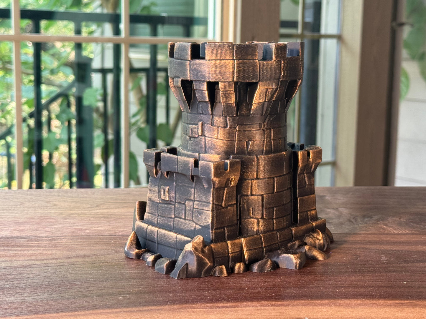 Castle Dice Tower Fantasy Gaming Accessory for DnD and RPG