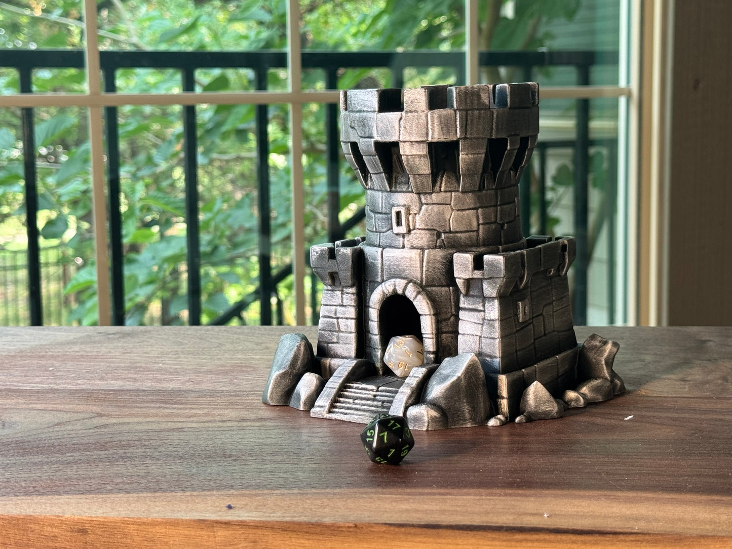 Castle Dice Tower Fantasy Gaming Accessory for DnD and RPG