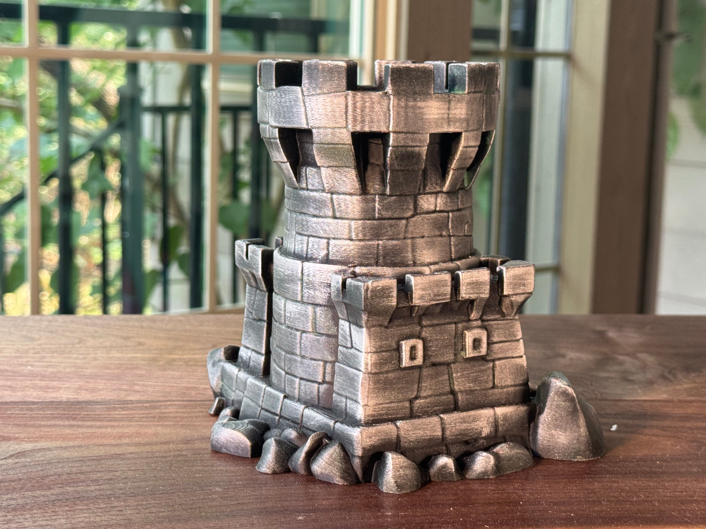 Castle Dice Tower Fantasy Gaming Accessory for DnD and RPG