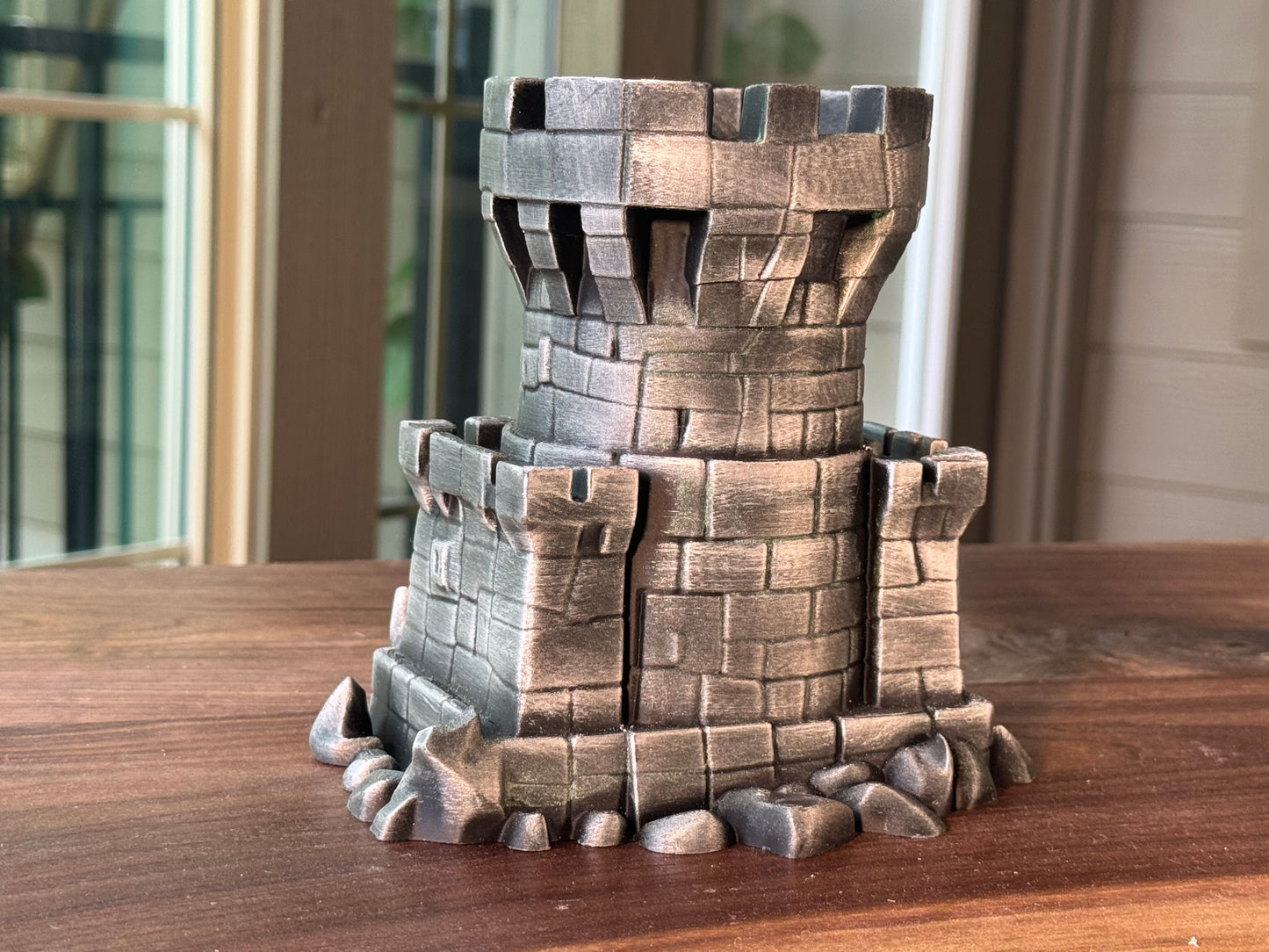 Castle Dice Tower Fantasy Gaming Accessory for DnD and RPG
