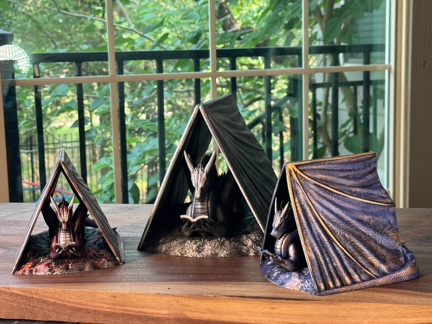 Book Wyrm Hand Finished Dragon Page Holder and Display Stand