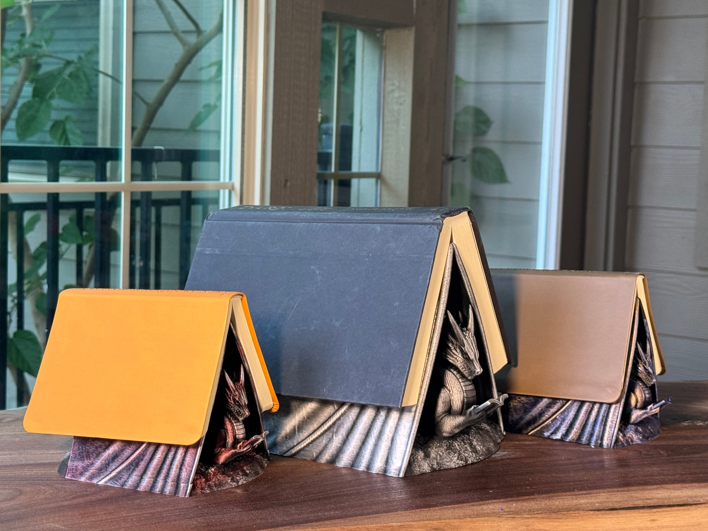 Book Wyrm Hand Finished Dragon Page Holder and Display Stand