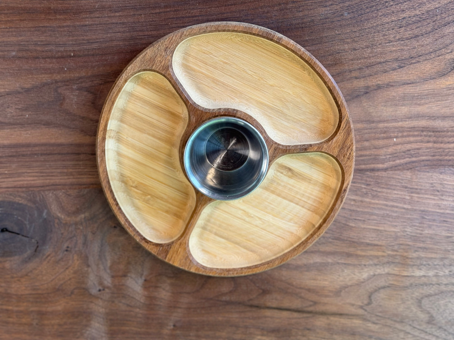 Round Bottom Carved Accessory Tray