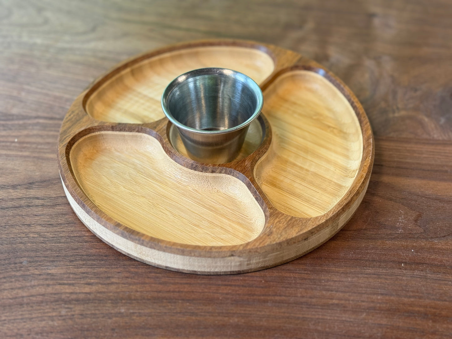 Round Bottom Carved Accessory Tray