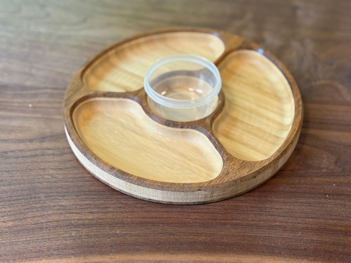 Round Bottom Carved Accessory Tray