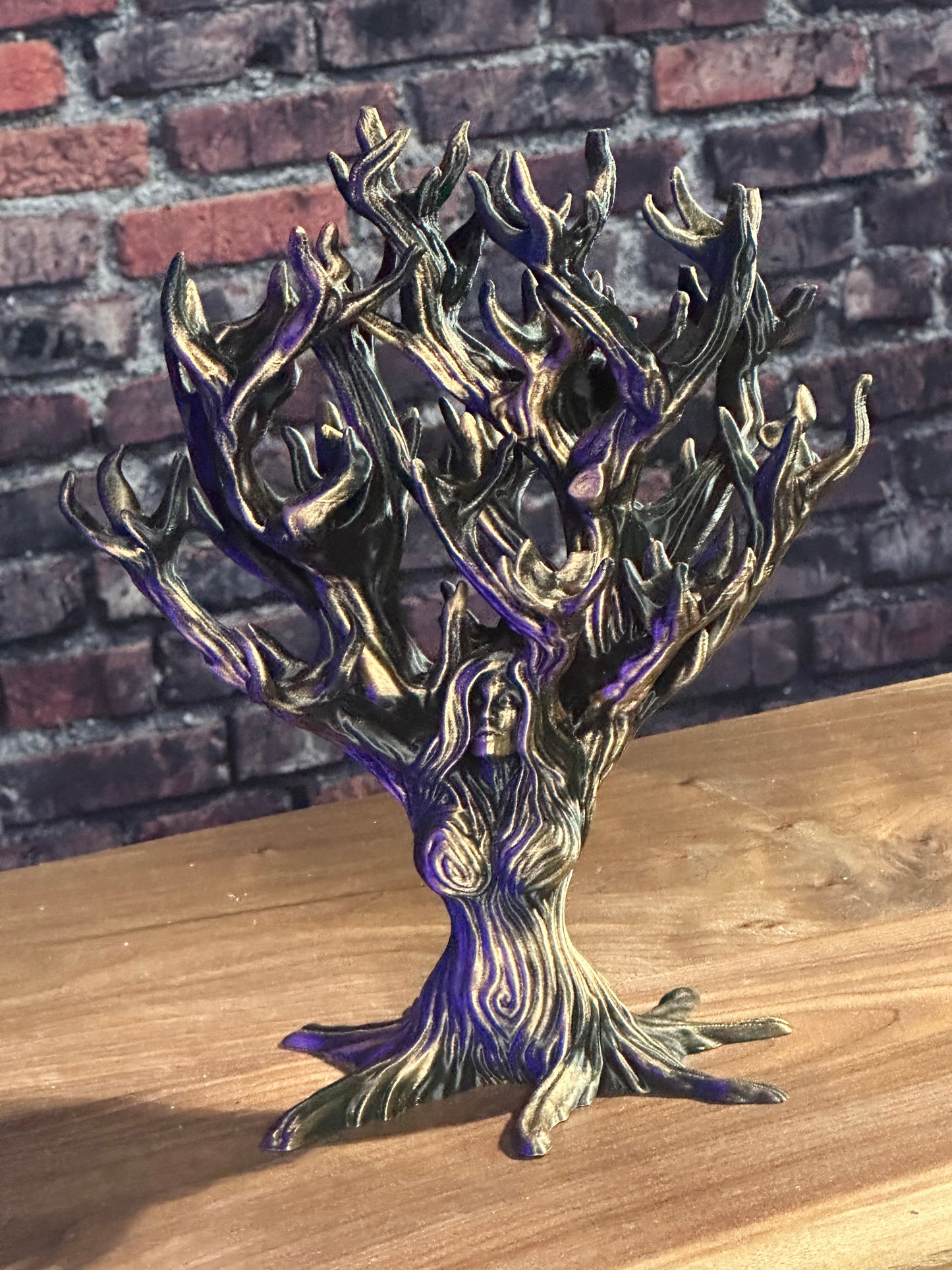 Goddess Tree Jewelry or Dice Holder Mythical Fantasy Decor for Fans