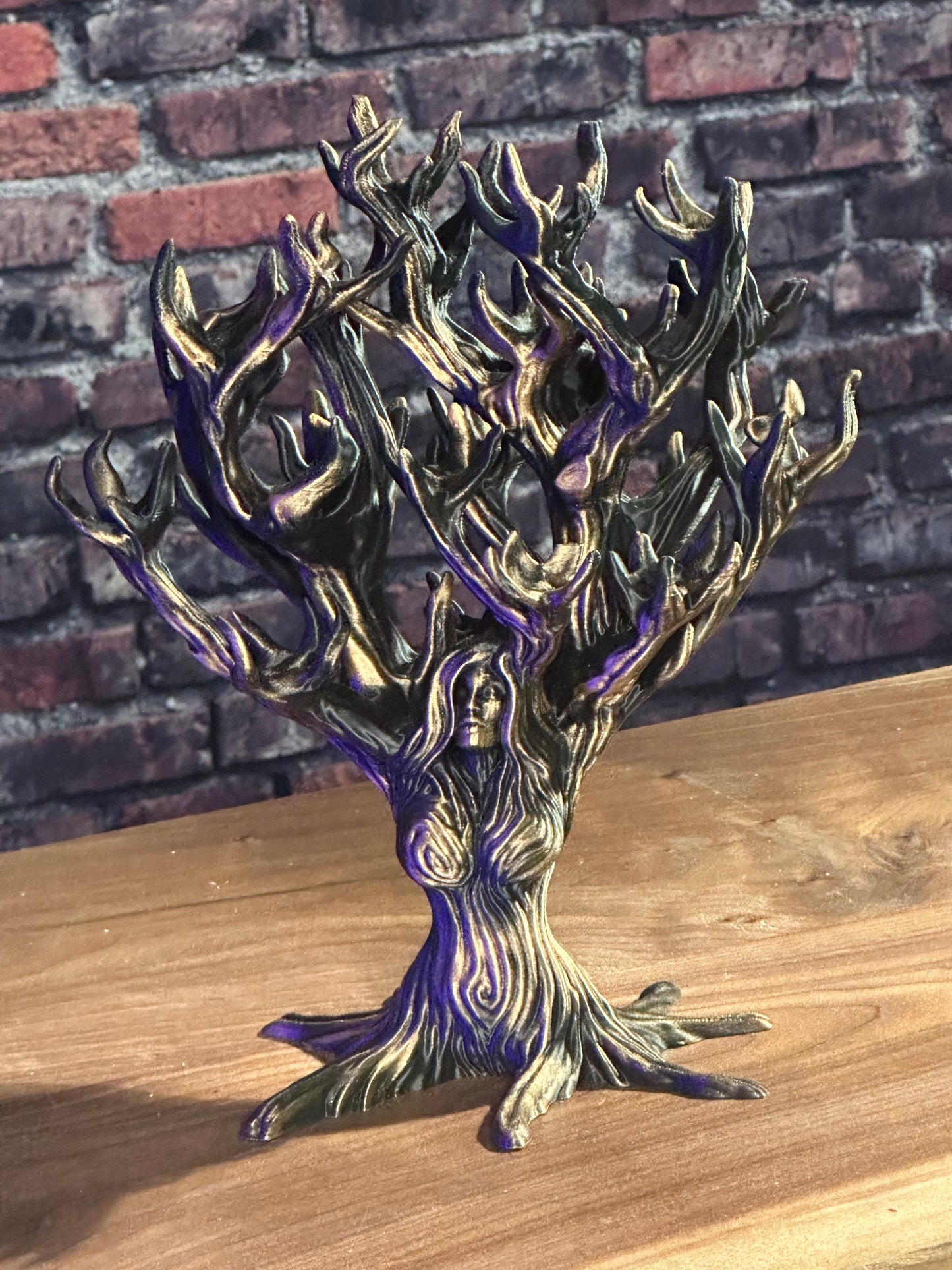 Goddess Tree Jewelry or Dice Holder Mythical Fantasy Decor for Fans
