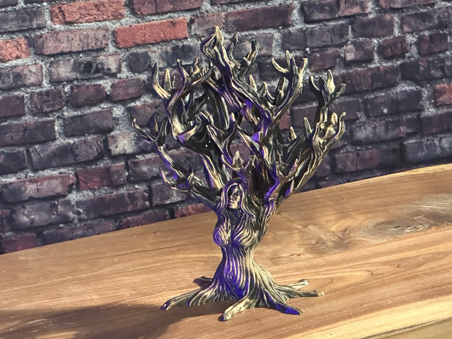 Goddess Tree Jewelry or Dice Holder Mythical Fantasy Decor for Fans