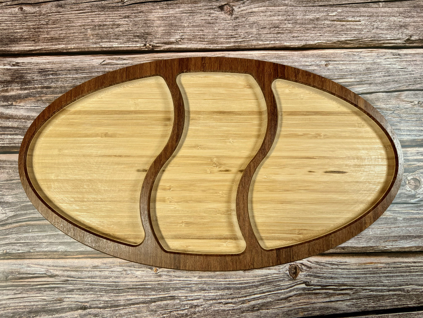Round Bottom Carved Accessory Tray