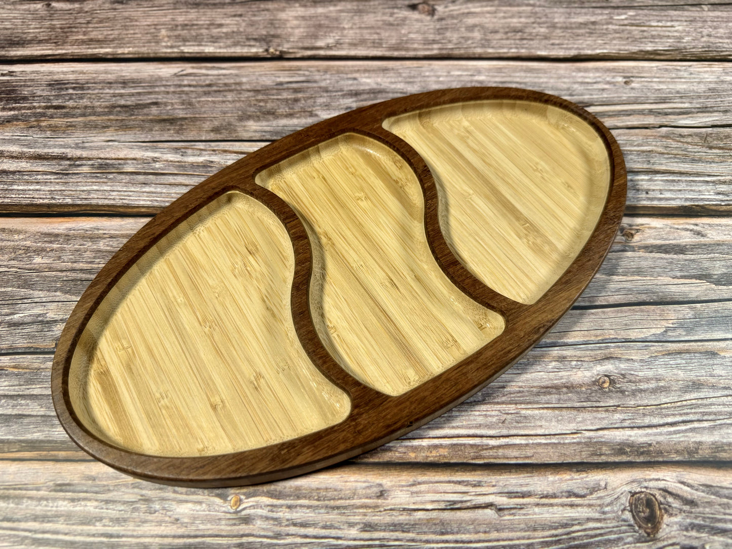 Round Bottom Carved Accessory Tray