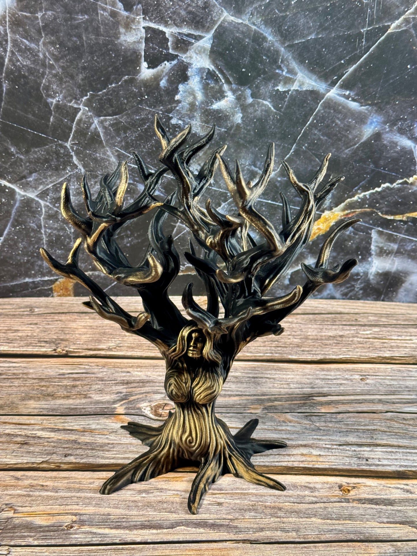 Goddess Tree Jewelry or Dice Holder Mythical Fantasy Decor for Fans