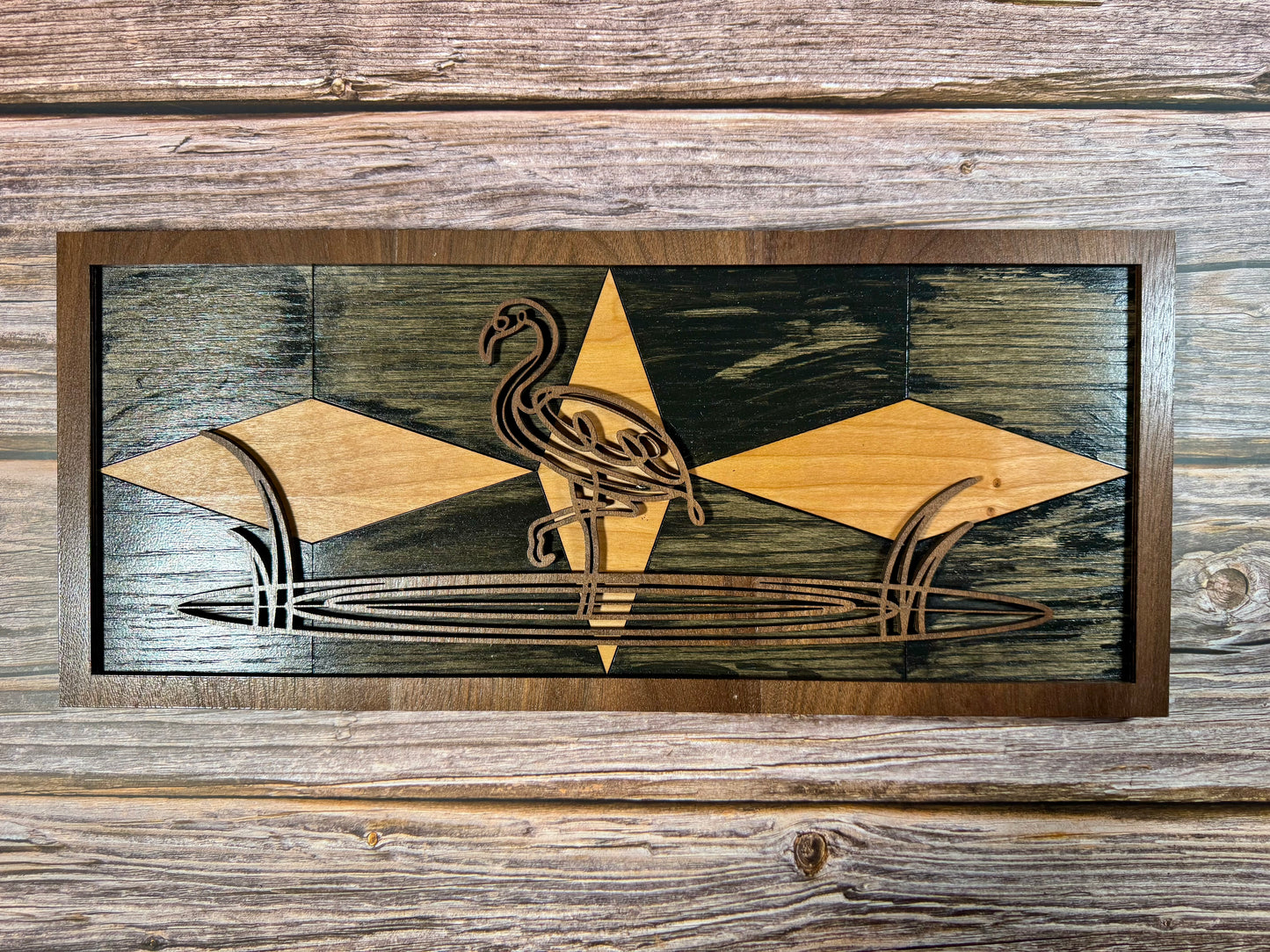 Beach Line Art Minimalist Ocean Wood Wall Decor