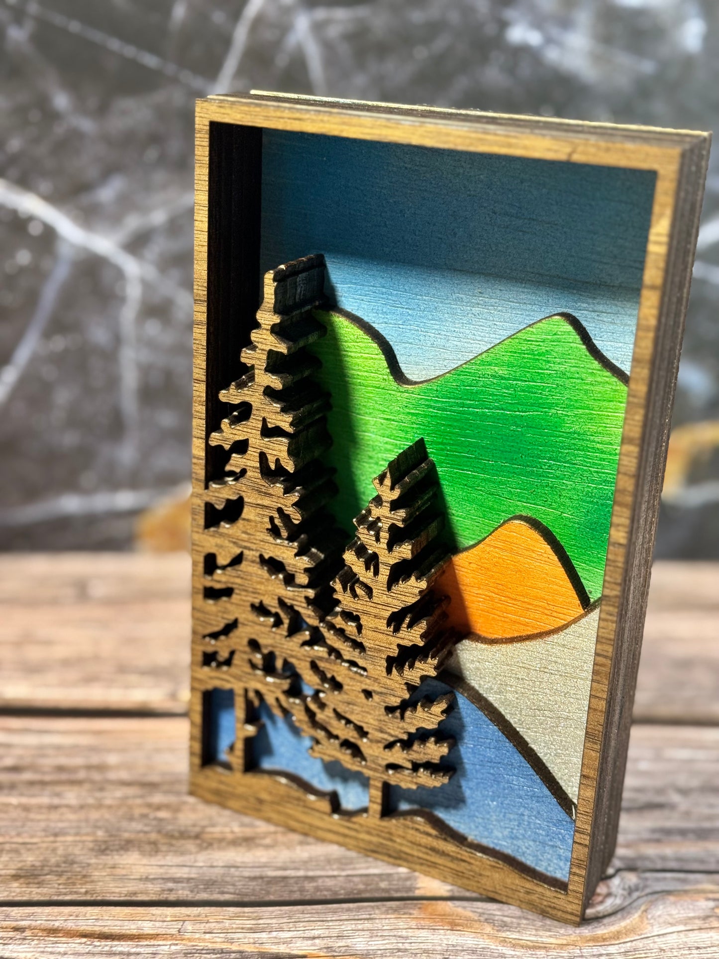 Laser Layered Art Piece