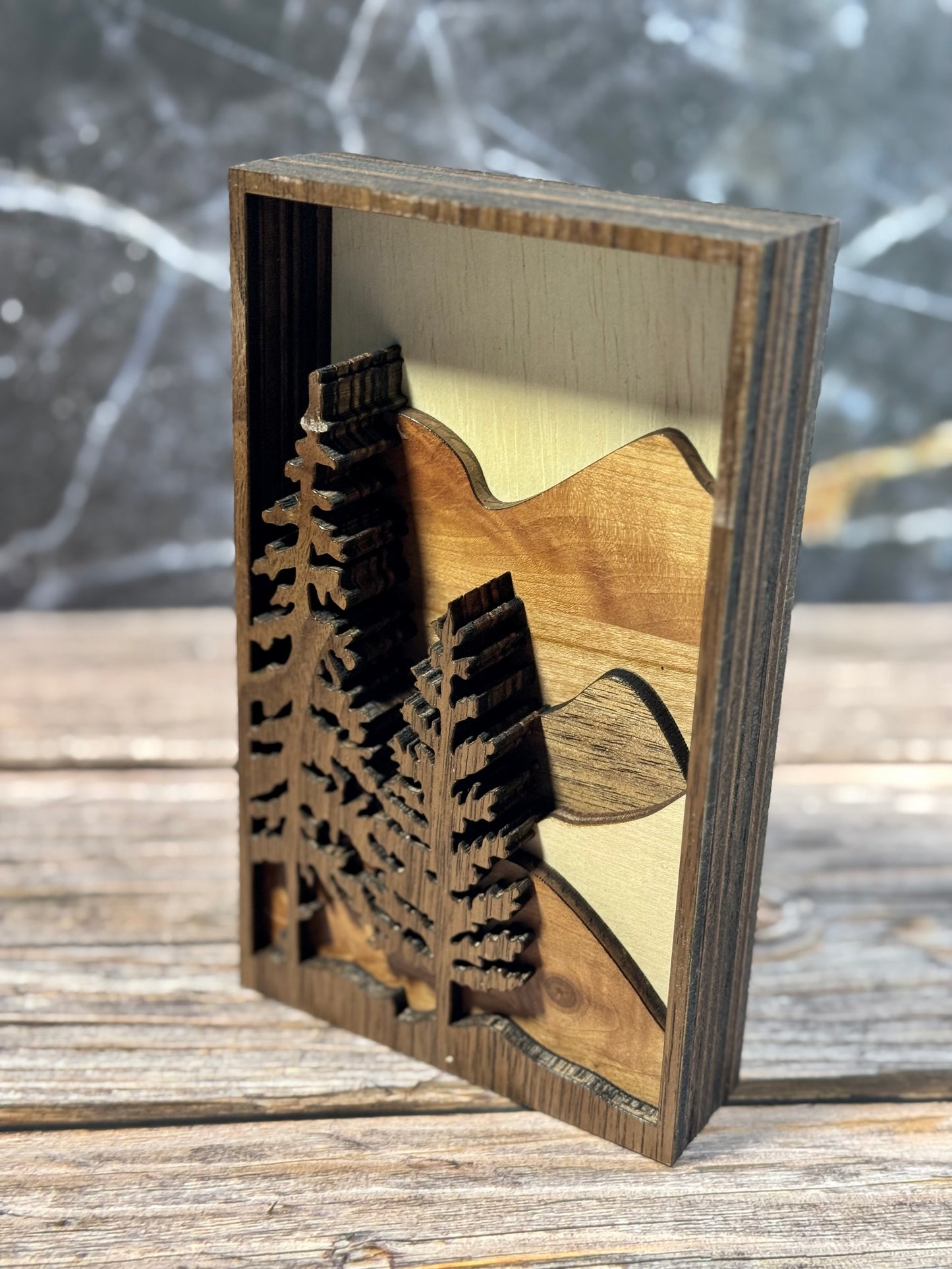 Laser Layered Art Piece