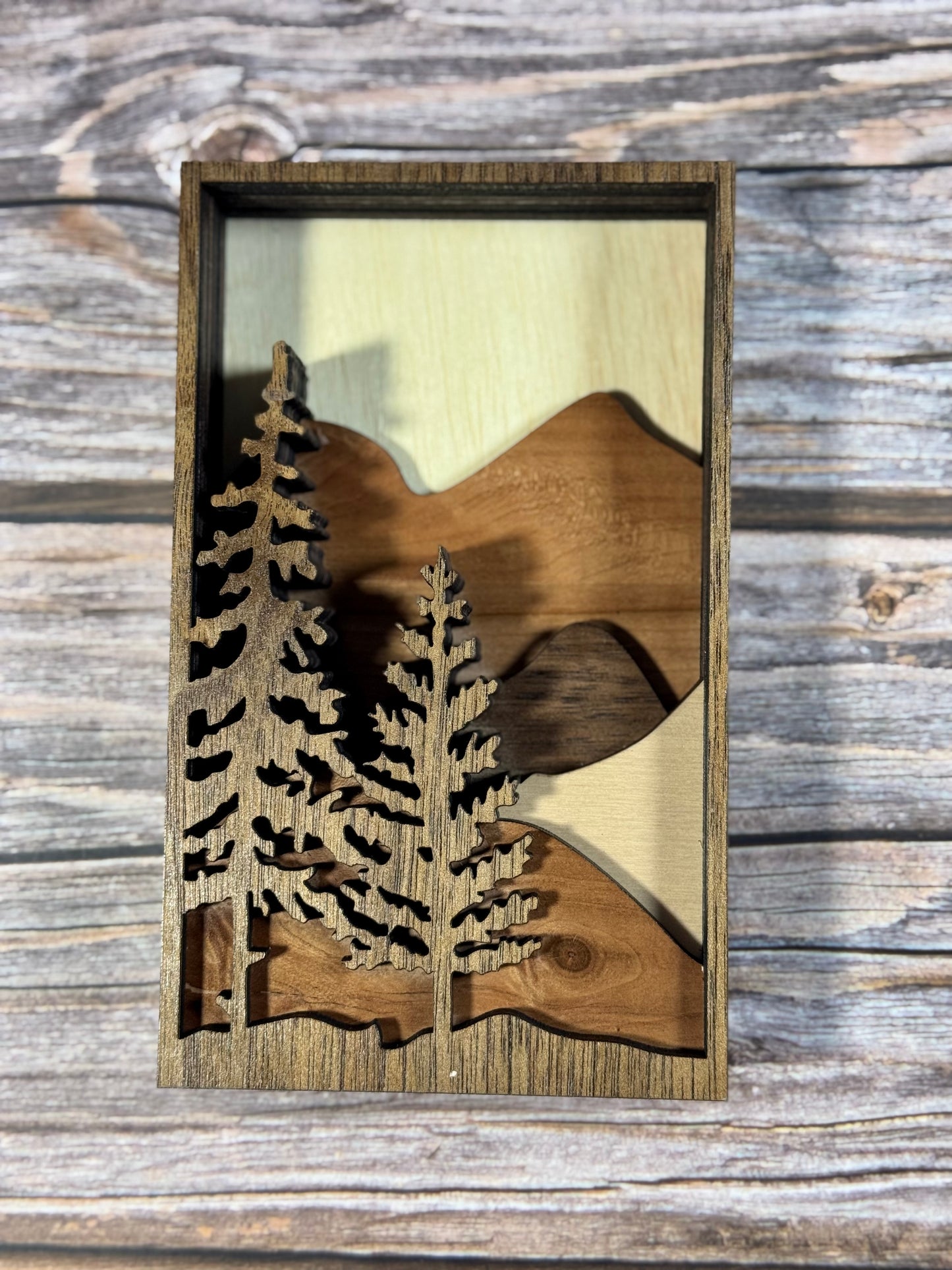 Laser Layered Art Piece