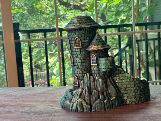 Castle Dice Tower Fantasy Gaming Accessory for DnD and RPG