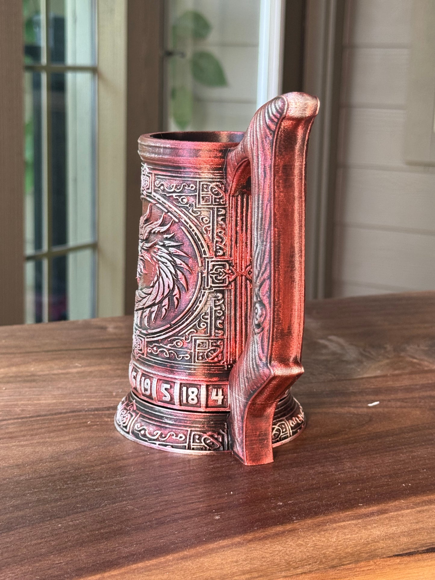 D20 Can Holder with Magnetic Dice Base – Tree of Life & More Designs