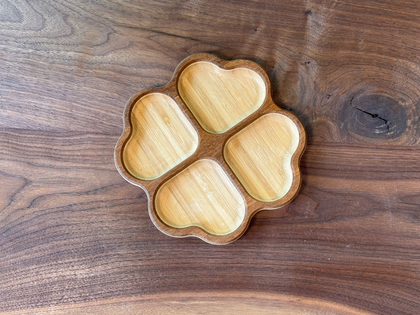 Round Bottom Carved Accessory Tray