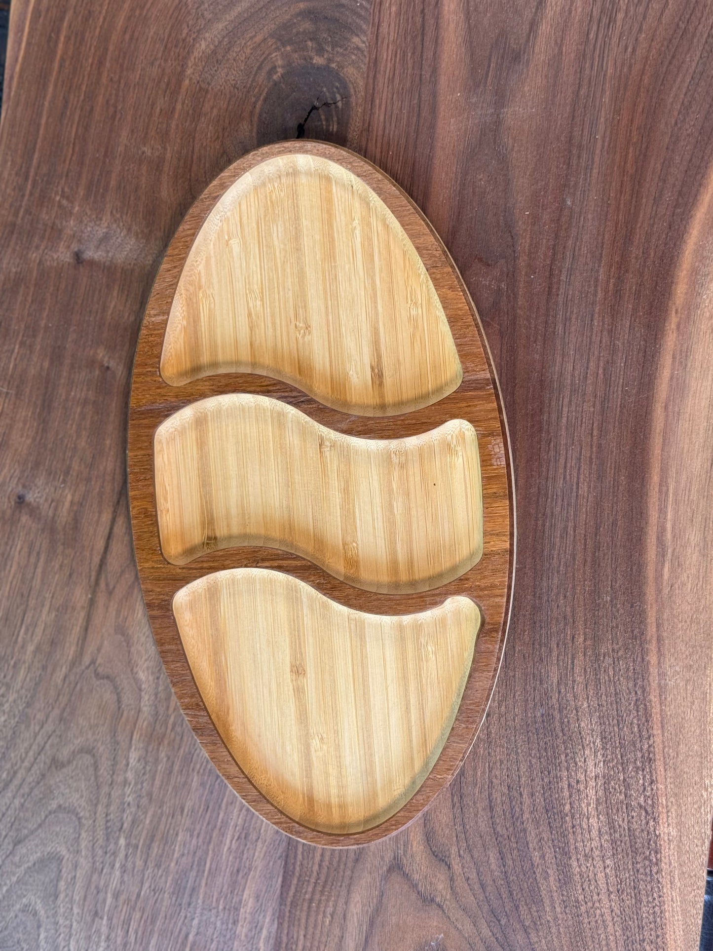 Round Bottom Carved Accessory Tray