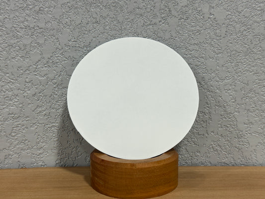 Metal Sign Blanks for UV Printing  - 18 Gauge Steel Flat White - 4" Rounds
